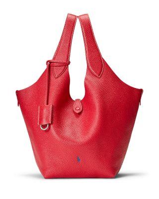 Polo Play Medium Leather Tote by POLO RALPH LAUREN