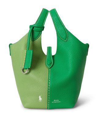 Polo Play Small Leather Crossbody Tote by POLO RALPH LAUREN