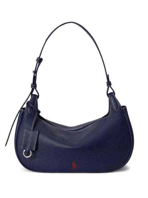 Polo Play leather shoulder bag by POLO RALPH LAUREN