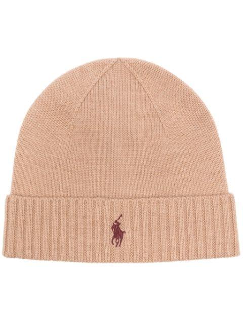 Polo Poly-embroidered beanie by POLO RALPH LAUREN