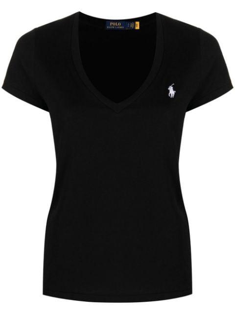 Polo Pony V-neck T-shirt by POLO RALPH LAUREN