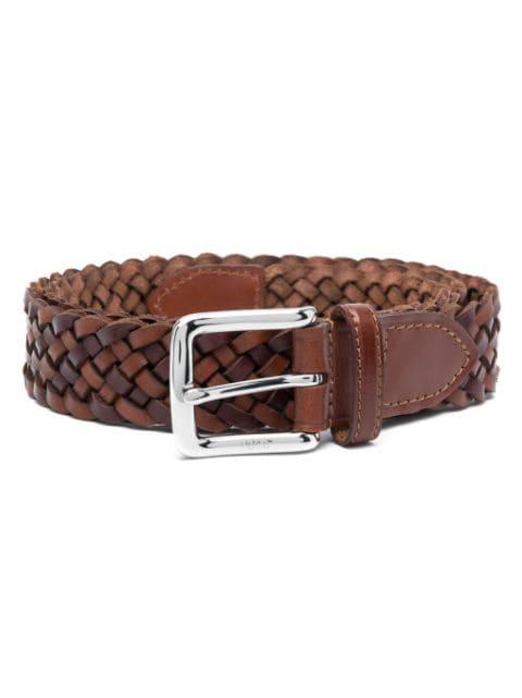 Polo Pony braided leather belt by POLO RALPH LAUREN