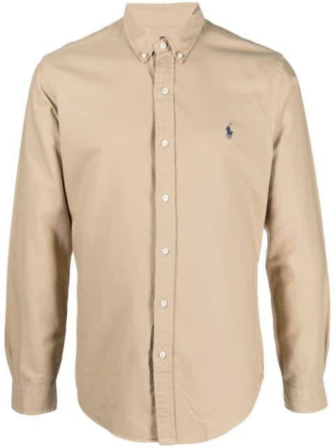 Polo Pony button-collar shirt by POLO RALPH LAUREN