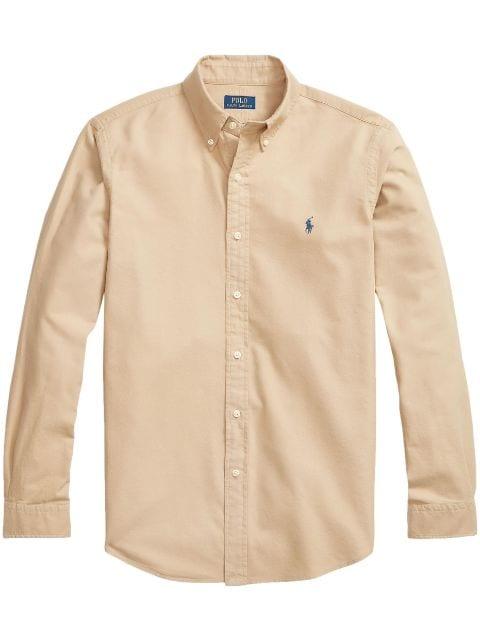 Polo Pony button-up cotton shirt by POLO RALPH LAUREN