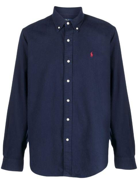 Polo Pony button-up cotton shirt by POLO RALPH LAUREN