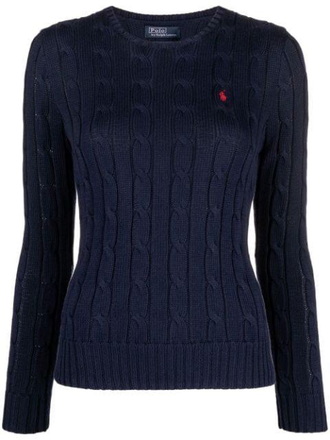 Polo Pony cable-knit jumper by POLO RALPH LAUREN