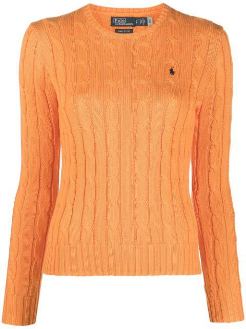 Polo Pony cable-knit jumper by POLO RALPH LAUREN