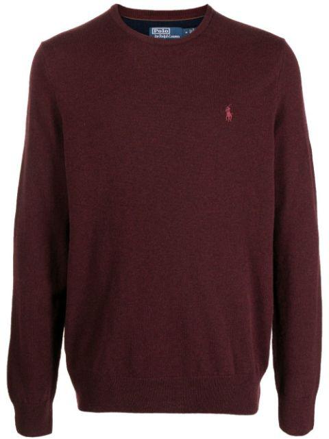 Polo-Pony crew-neck jumper by POLO RALPH LAUREN