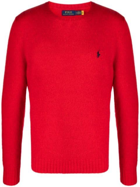 Polo Pony crew-neck jumper by POLO RALPH LAUREN