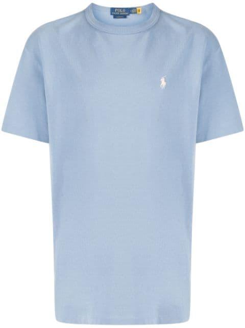 Polo Pony embroidered cotton T-shirt by POLO RALPH LAUREN