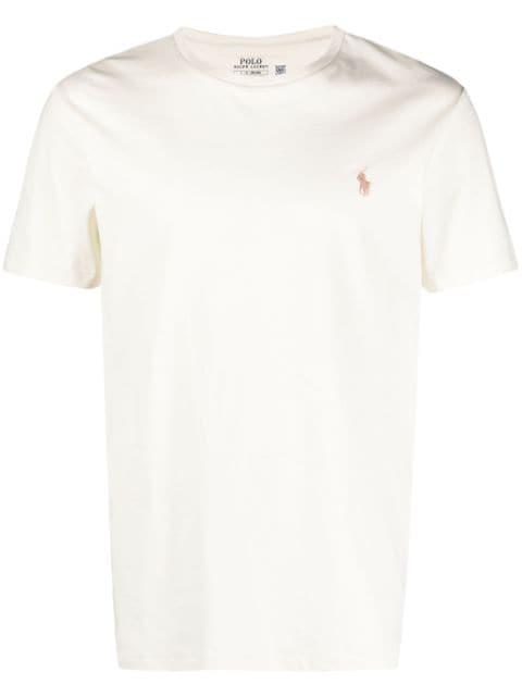 Polo Pony-embroidered cotton T-shirt by POLO RALPH LAUREN