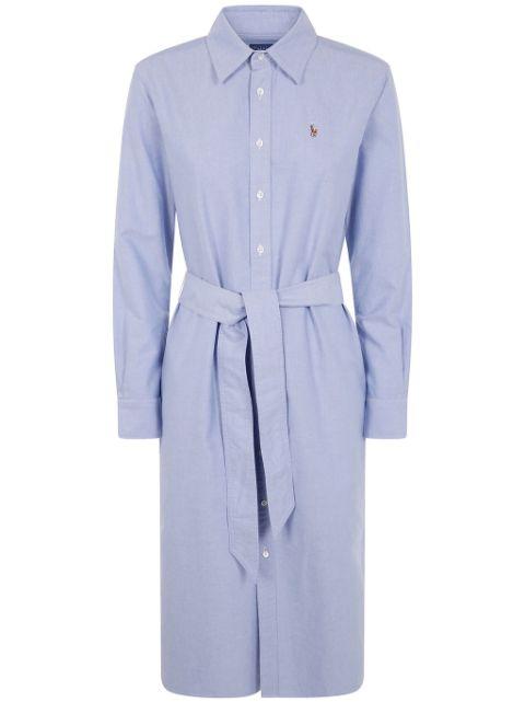 Polo Pony-embroidered midi dress by POLO RALPH LAUREN