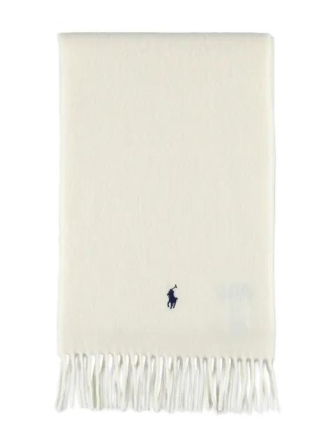 Polo Pony-embroidered scarf by POLO RALPH LAUREN