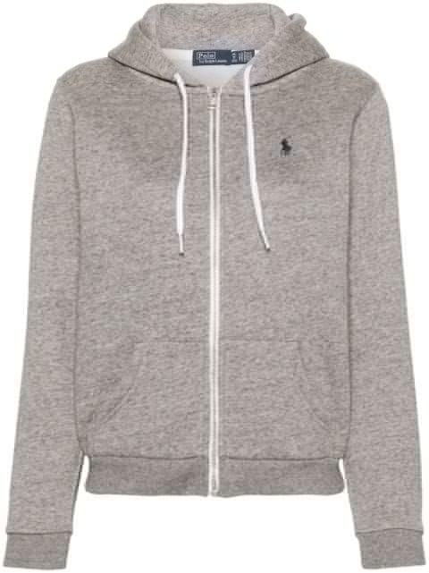 Polo Pony-embroidered zip-up hoodie by POLO RALPH LAUREN