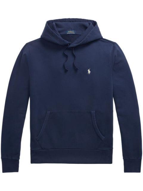 Polo Pony-embroideredcotton hoodie by POLO RALPH LAUREN