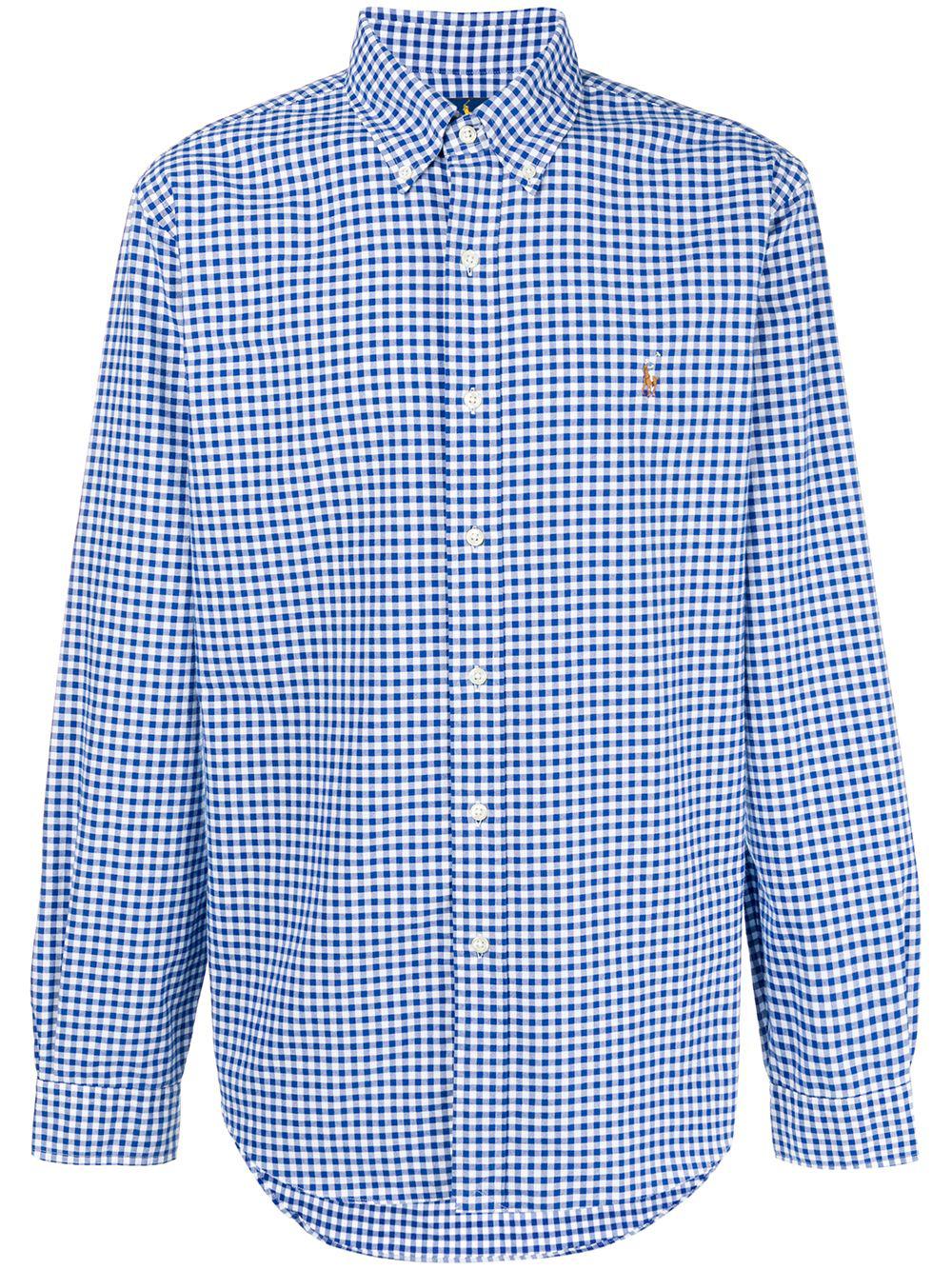 Polo-Pony-embroidery checked shirt by POLO RALPH LAUREN