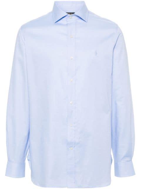 Polo-Pony-embroidery cotton shirt by POLO RALPH LAUREN
