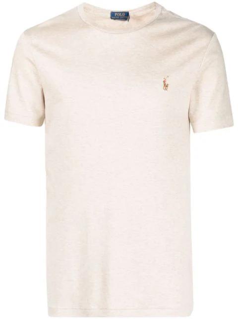 Polo Pony logo embroidered T-shirt by POLO RALPH LAUREN