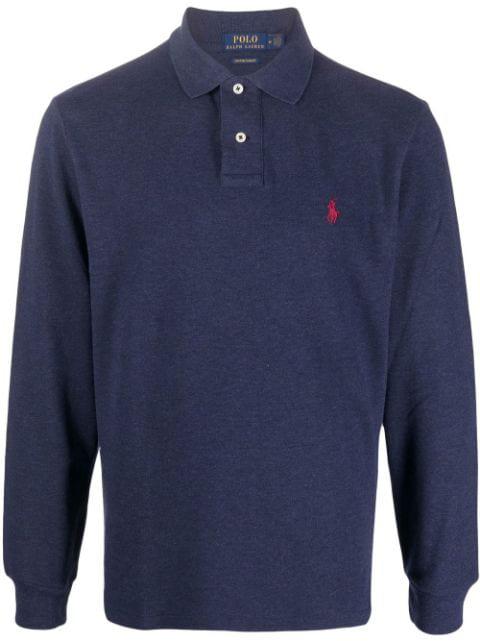 Polo Pony long-sleeved polo shirt by POLO RALPH LAUREN