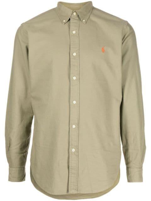 Polo Pony-motif detail shirt by POLO RALPH LAUREN