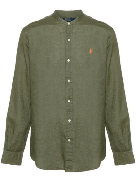 Polo-Pony-motif linen shirt by POLO RALPH LAUREN