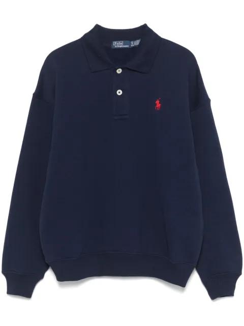 Polo-Pony-motif polo top by POLO RALPH LAUREN
