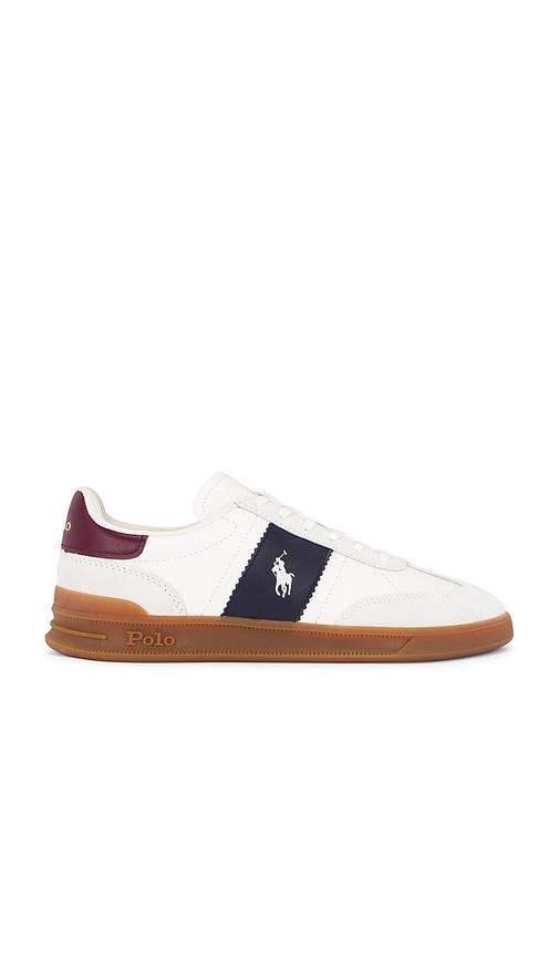 Polo Ralph Lauren Aera Sneaker in White by POLO RALPH LAUREN