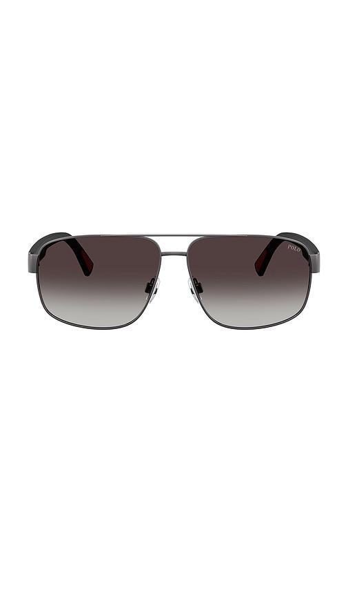 Polo Ralph Lauren Aviator Sunglasses in Black by POLO RALPH LAUREN