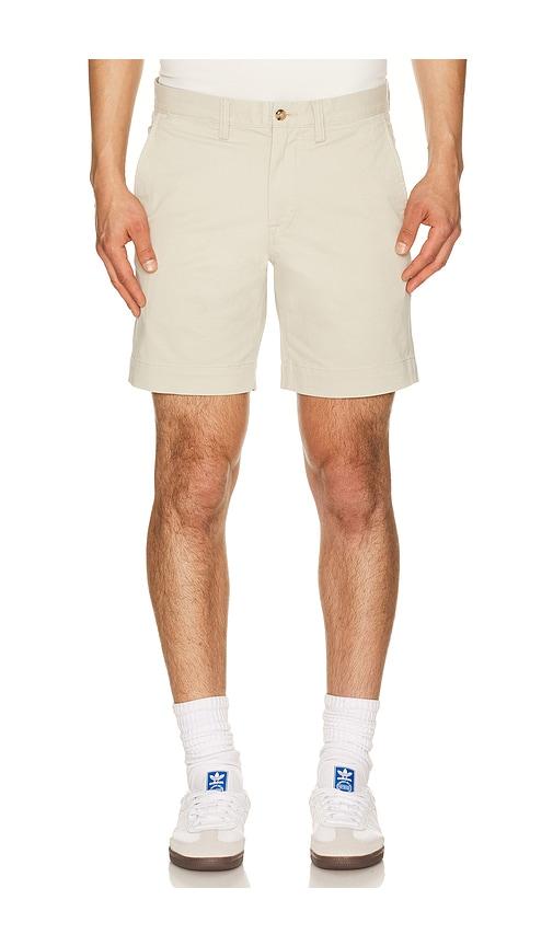 Polo Ralph Lauren Bedford Cotton Stretch Twill Short in Cream by POLO RALPH LAUREN