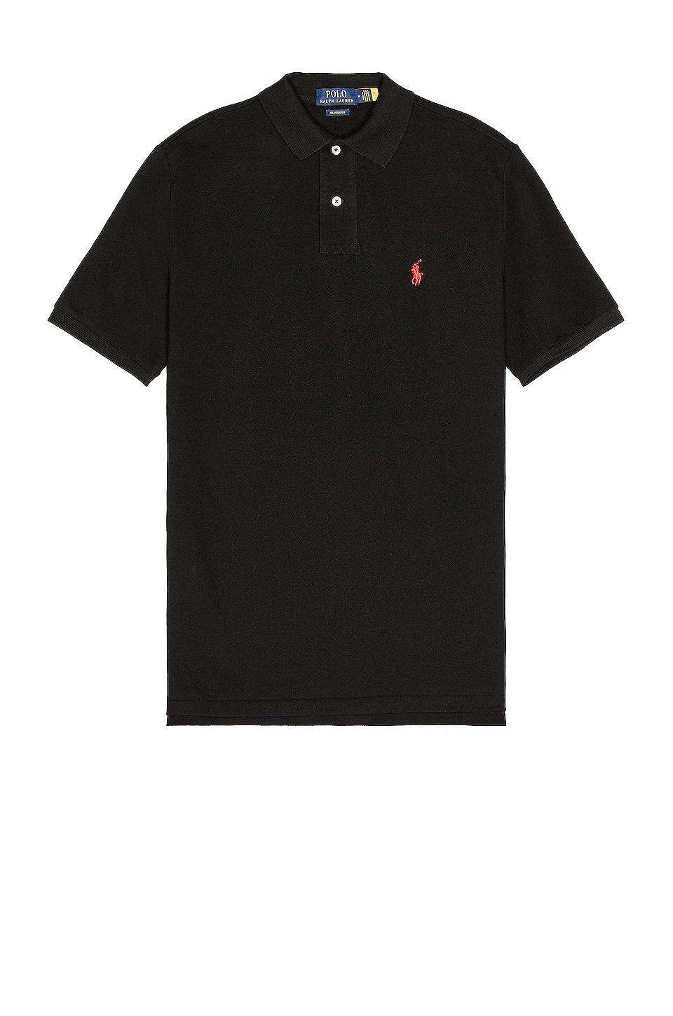 Polo Ralph Lauren Classic Fit Mesh Polo in Black by POLO RALPH LAUREN