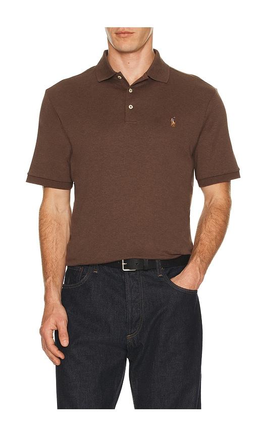Polo Ralph Lauren Classic Fit Soft Cotton Polo in Brown by POLO RALPH LAUREN