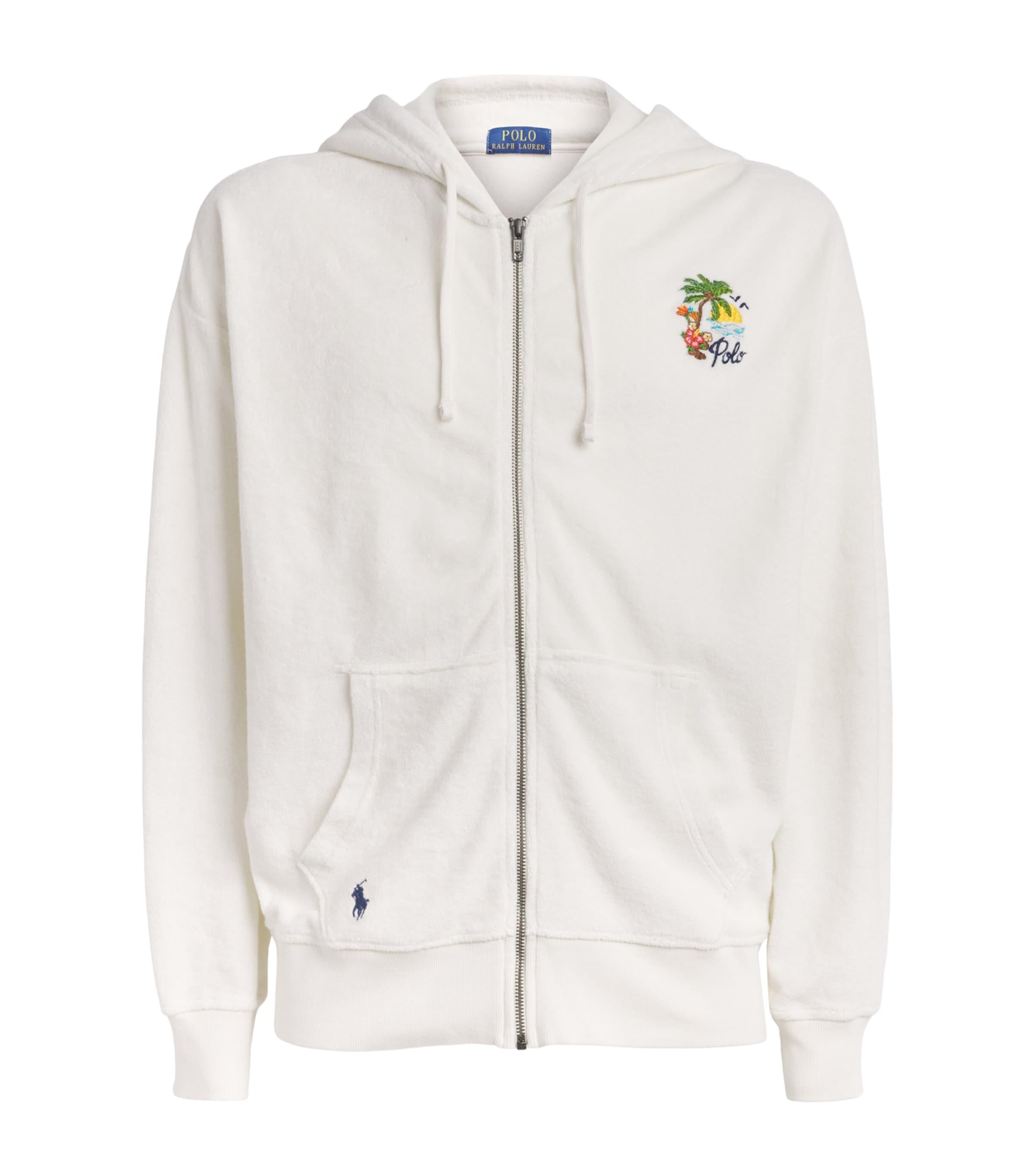 Polo Ralph Lauren Cotton-Blend Palm Tree Zip-Up Hoodie by POLO RALPH LAUREN