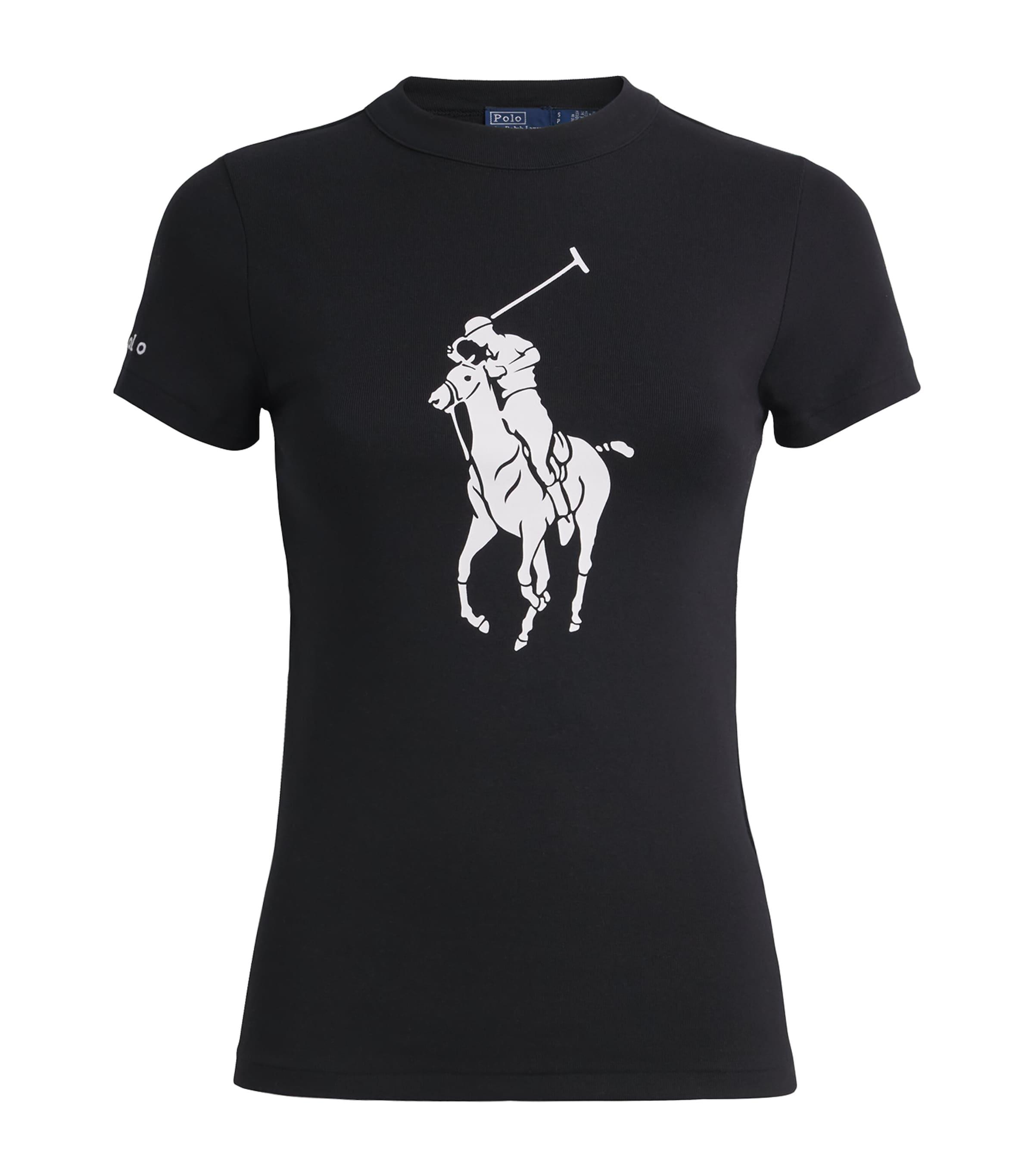 Polo Ralph Lauren Cotton-Blend Polo Pony T-Shirt by POLO RALPH LAUREN