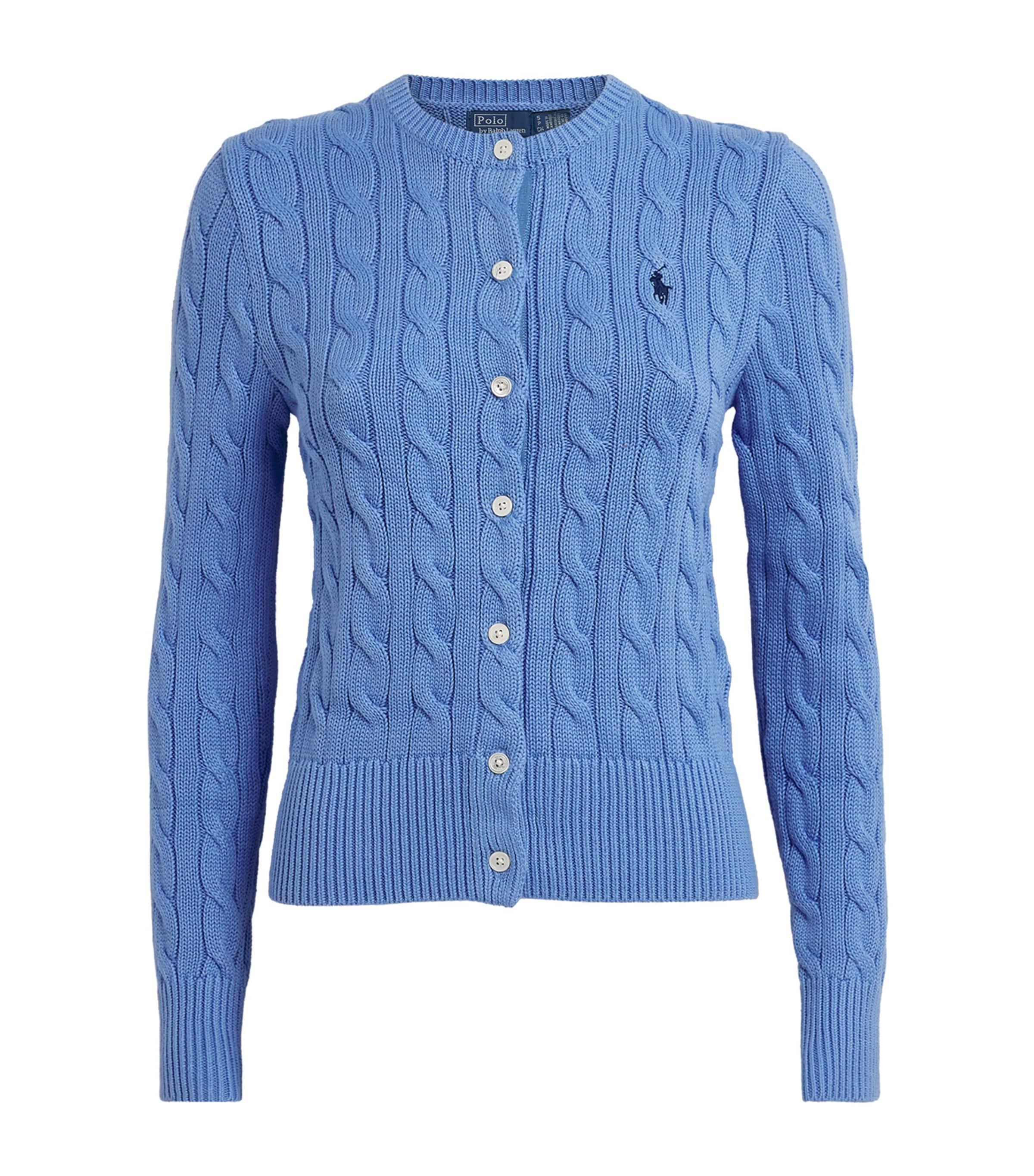 Polo Ralph Lauren Cotton Cable-Knit Cardigan by POLO RALPH LAUREN