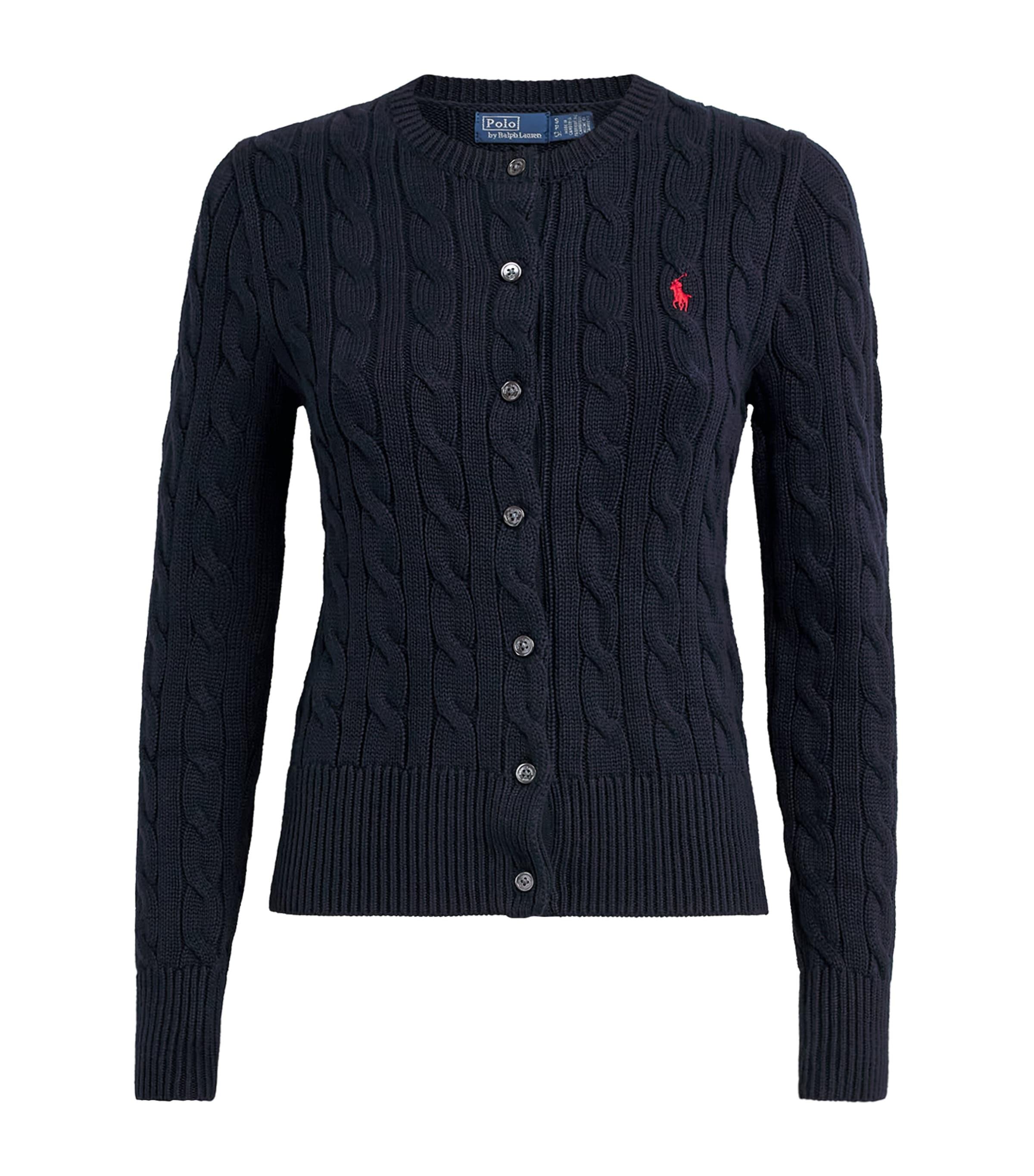 Polo Ralph Lauren Cotton Cable-Knit Cardigan by POLO RALPH LAUREN