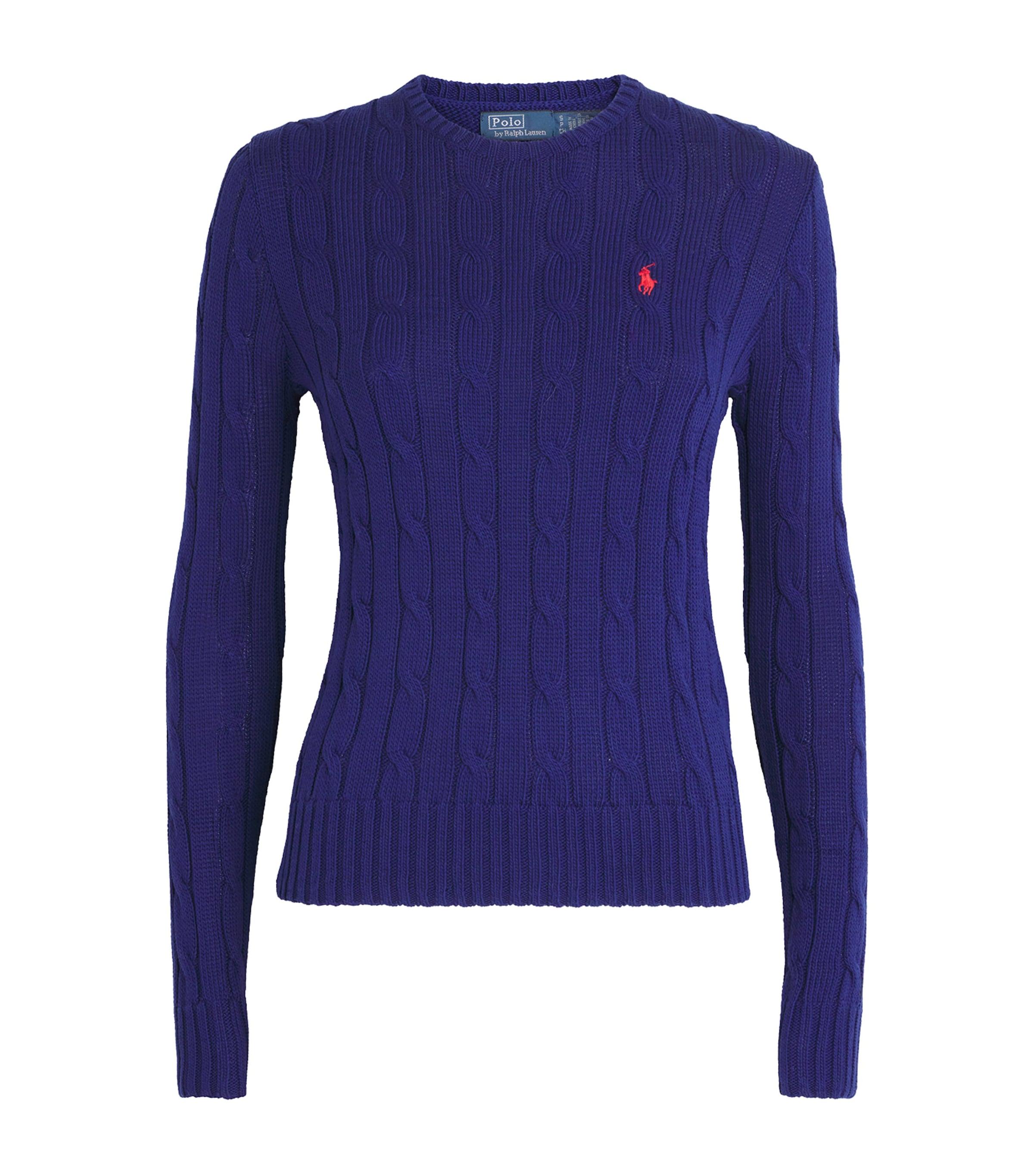 Polo Ralph Lauren Cotton Cable-Knit Julianna Sweater by POLO RALPH LAUREN