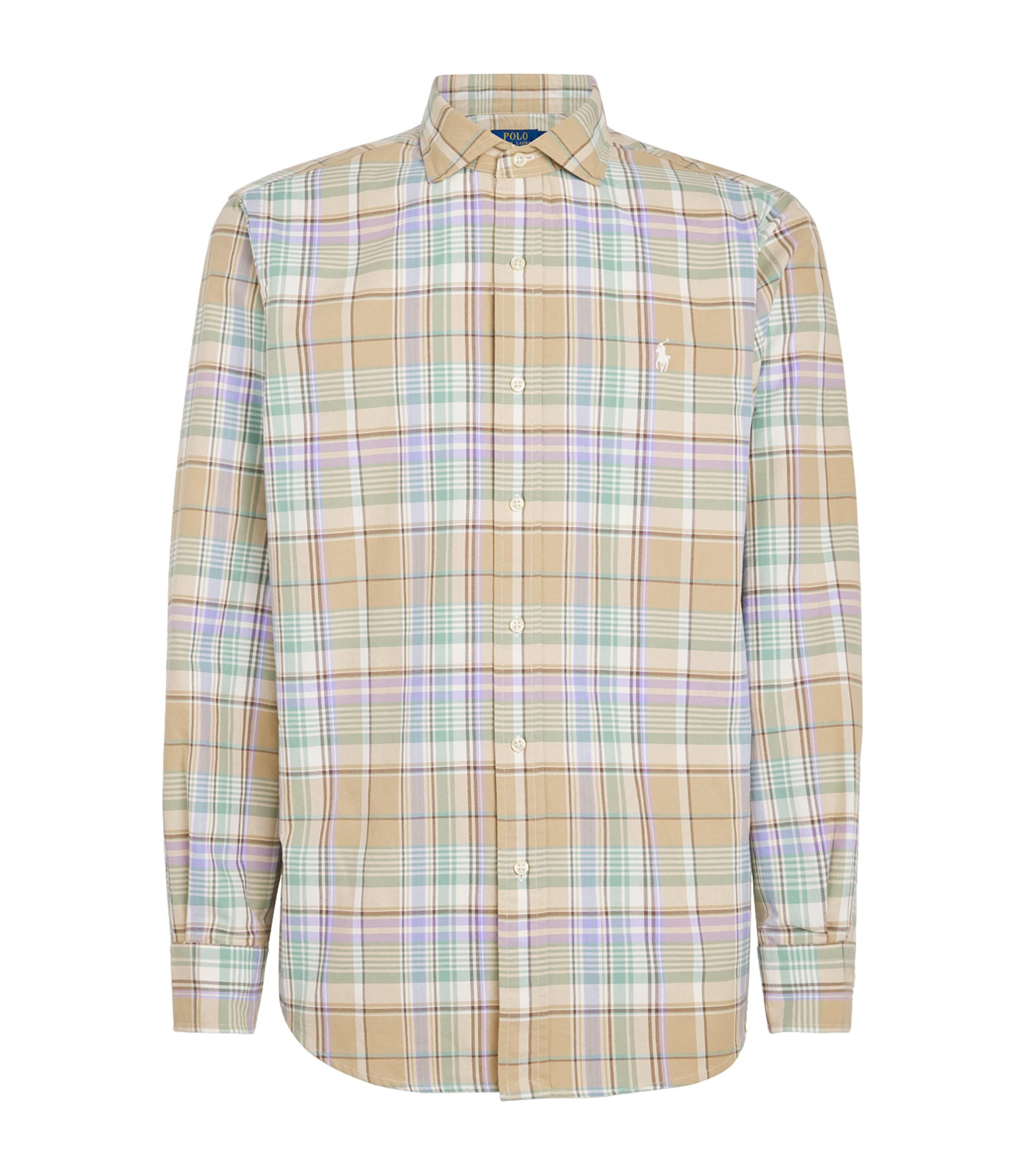 Polo Ralph Lauren Cotton Check Polo Pony Shirt by POLO RALPH LAUREN