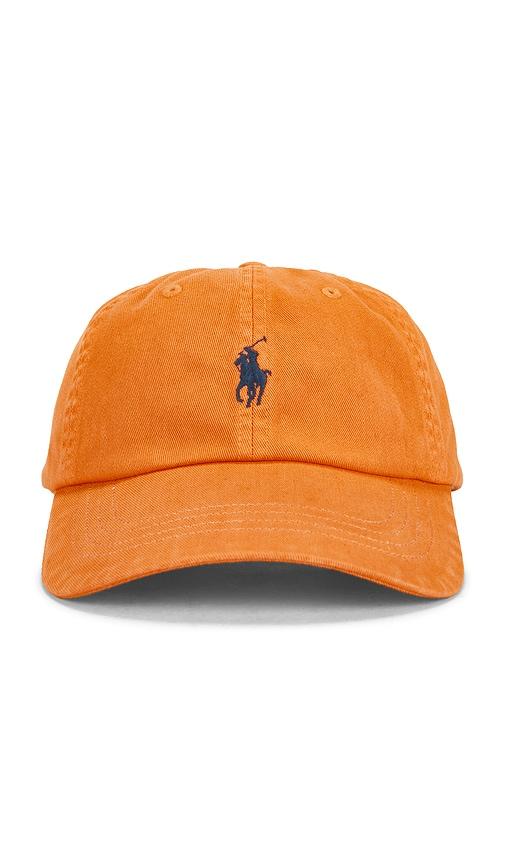 Polo Ralph Lauren Cotton Chino Classic Sport Cap in Orange by POLO RALPH LAUREN