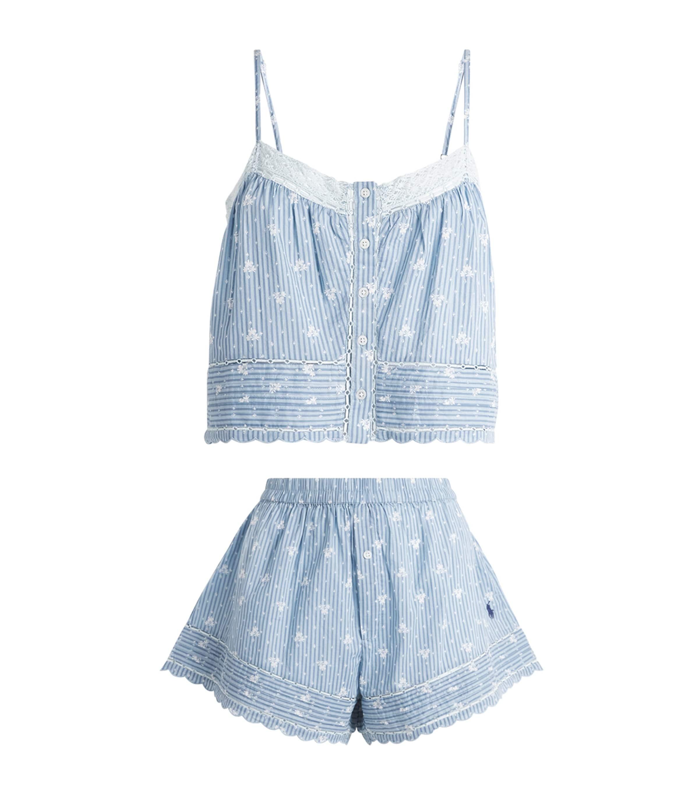 Polo Ralph Lauren Cotton Floral Stripe Pyjama Set by POLO RALPH LAUREN