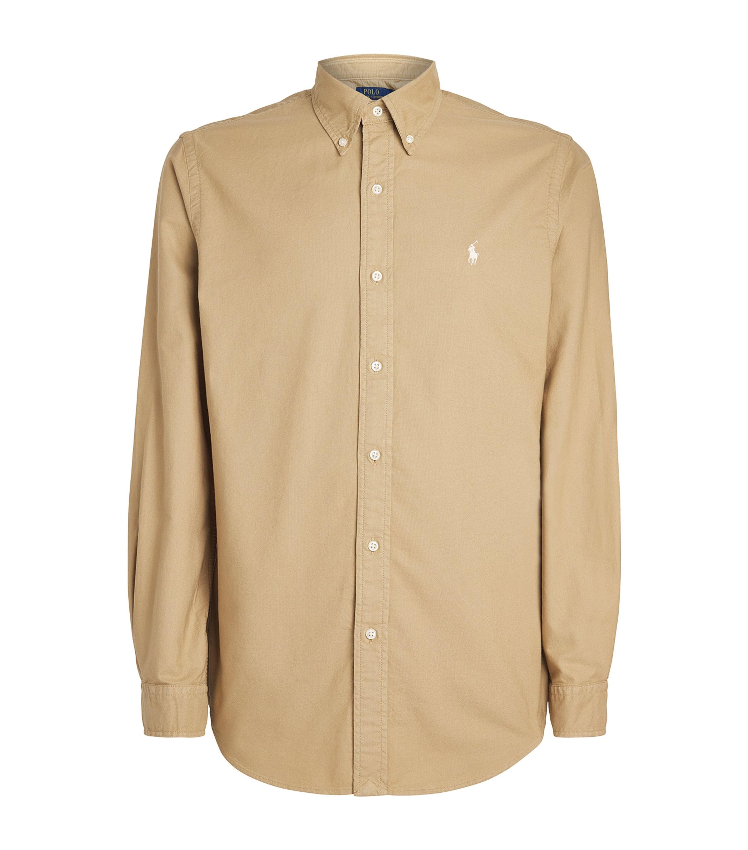 Polo Ralph Lauren Cotton Garment-Dyed Oxford Shirt by POLO RALPH LAUREN