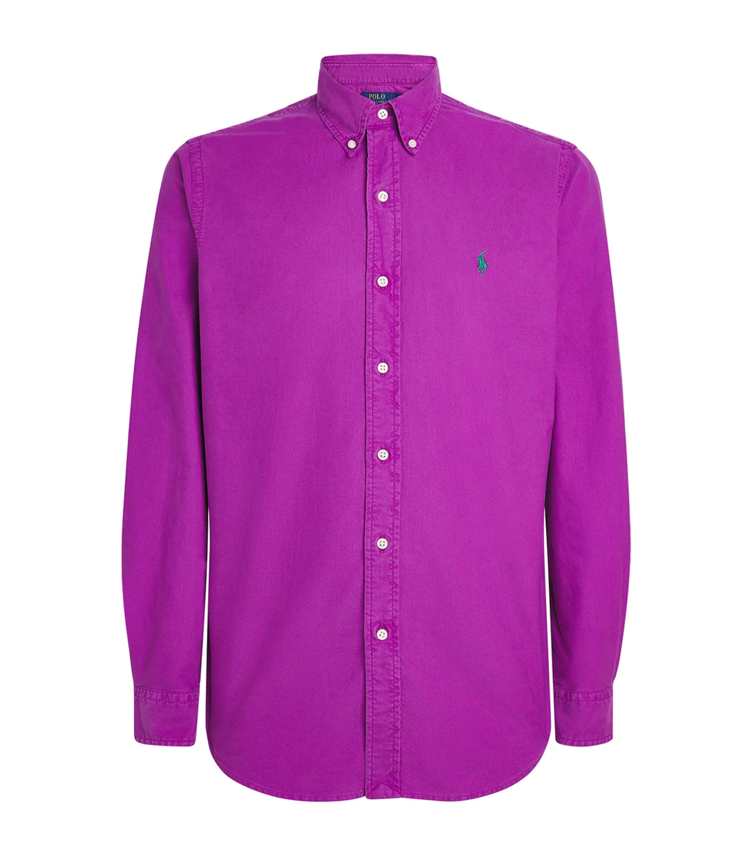 Polo Ralph Lauren Cotton Garment-Dyed Oxford Shirt by POLO RALPH LAUREN