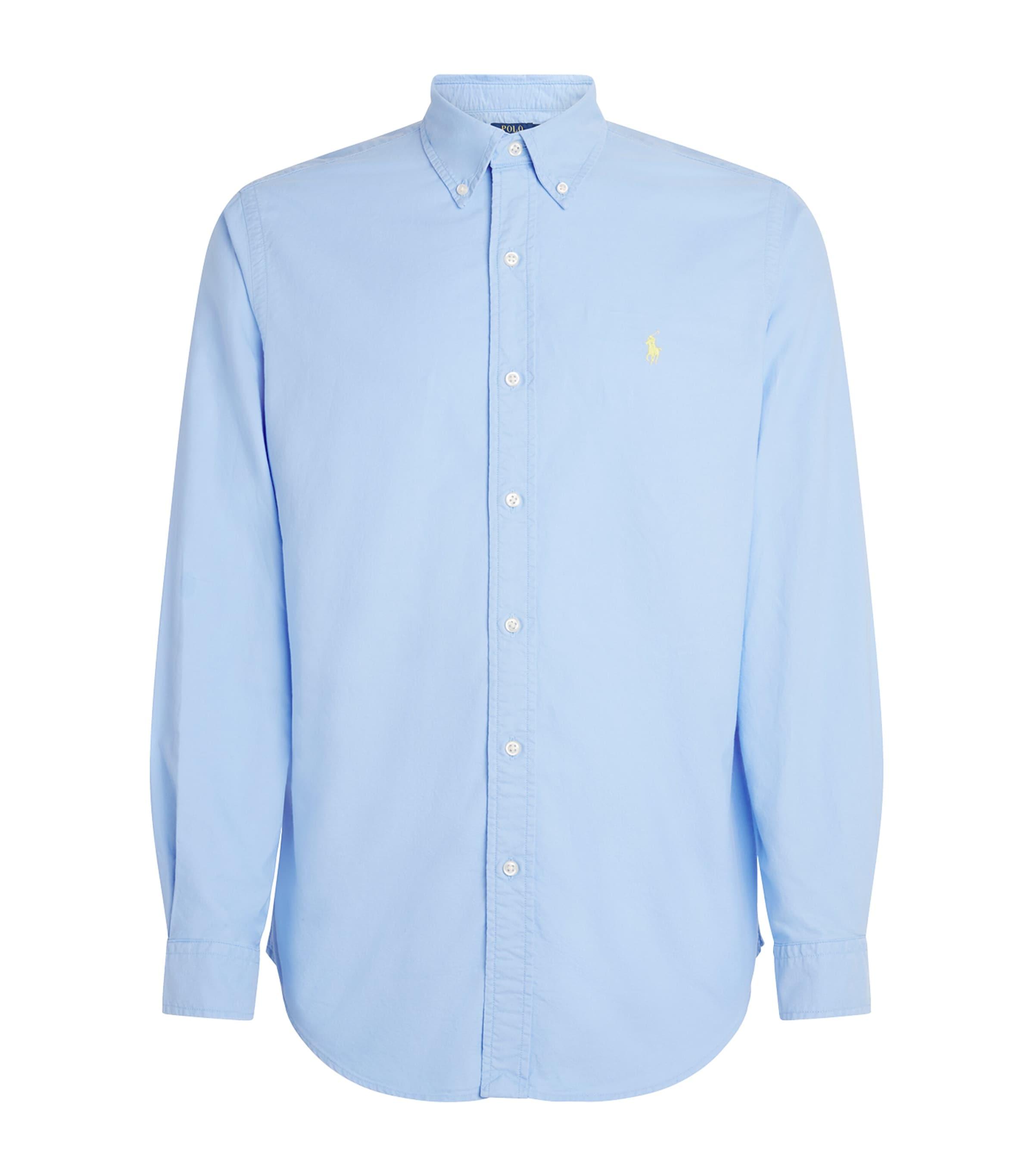 Polo Ralph Lauren Cotton Garment-Dyed Oxford Shirt by POLO RALPH LAUREN
