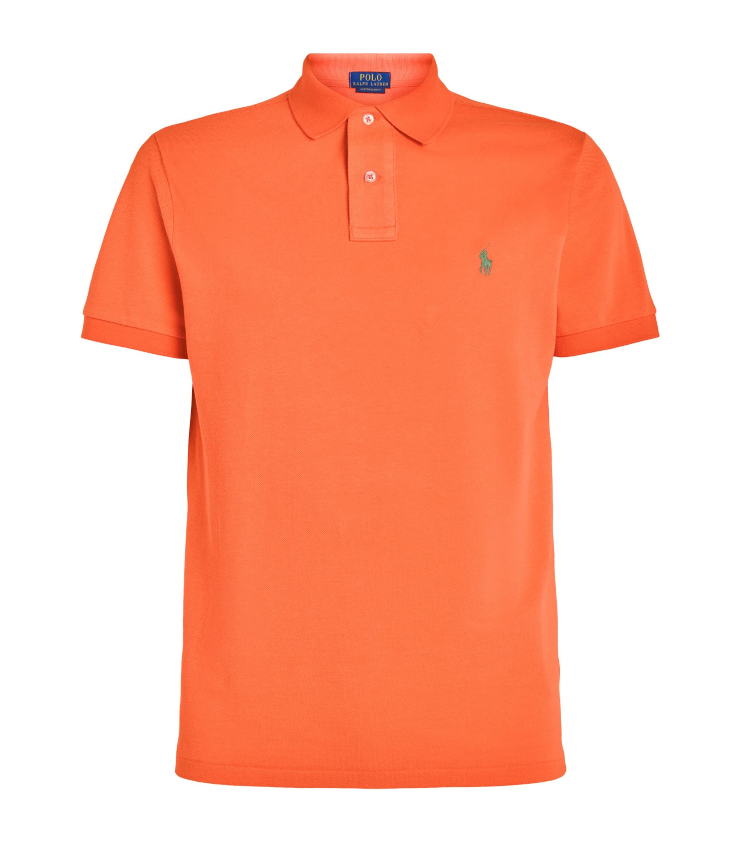 Polo Ralph Lauren Cotton Mesh Custom-Fit Polo Shirt by POLO RALPH LAUREN