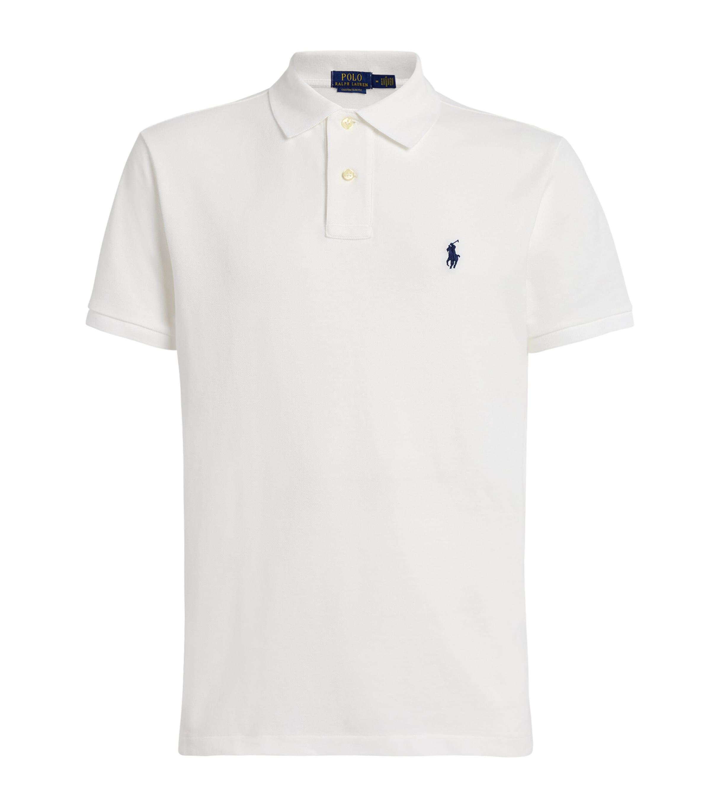 Polo Ralph Lauren Cotton Mesh Custom-Fit Polo Shirt by POLO RALPH LAUREN