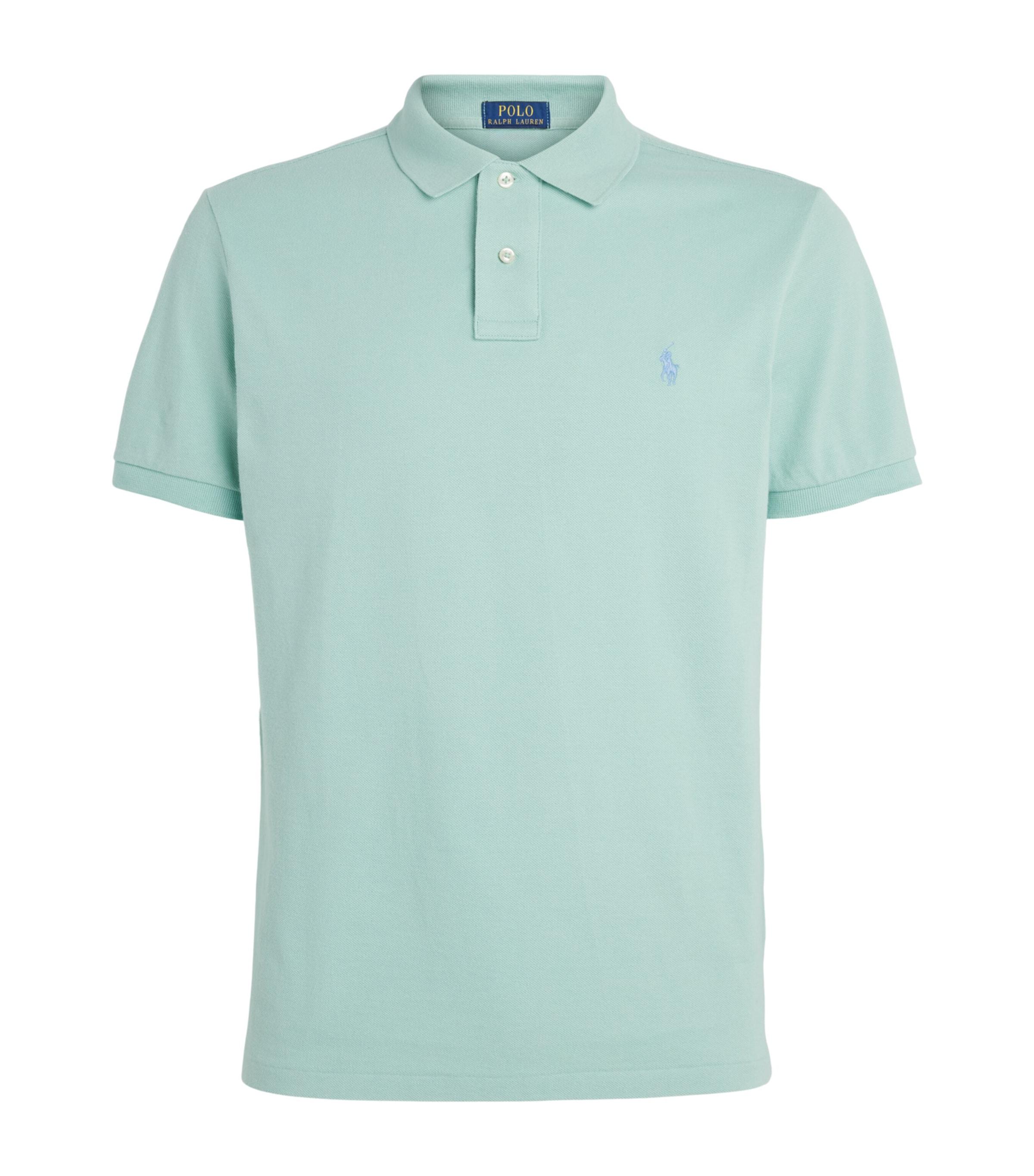 Polo Ralph Lauren Cotton Mesh Custom-Fit Polo Shirt by POLO RALPH LAUREN