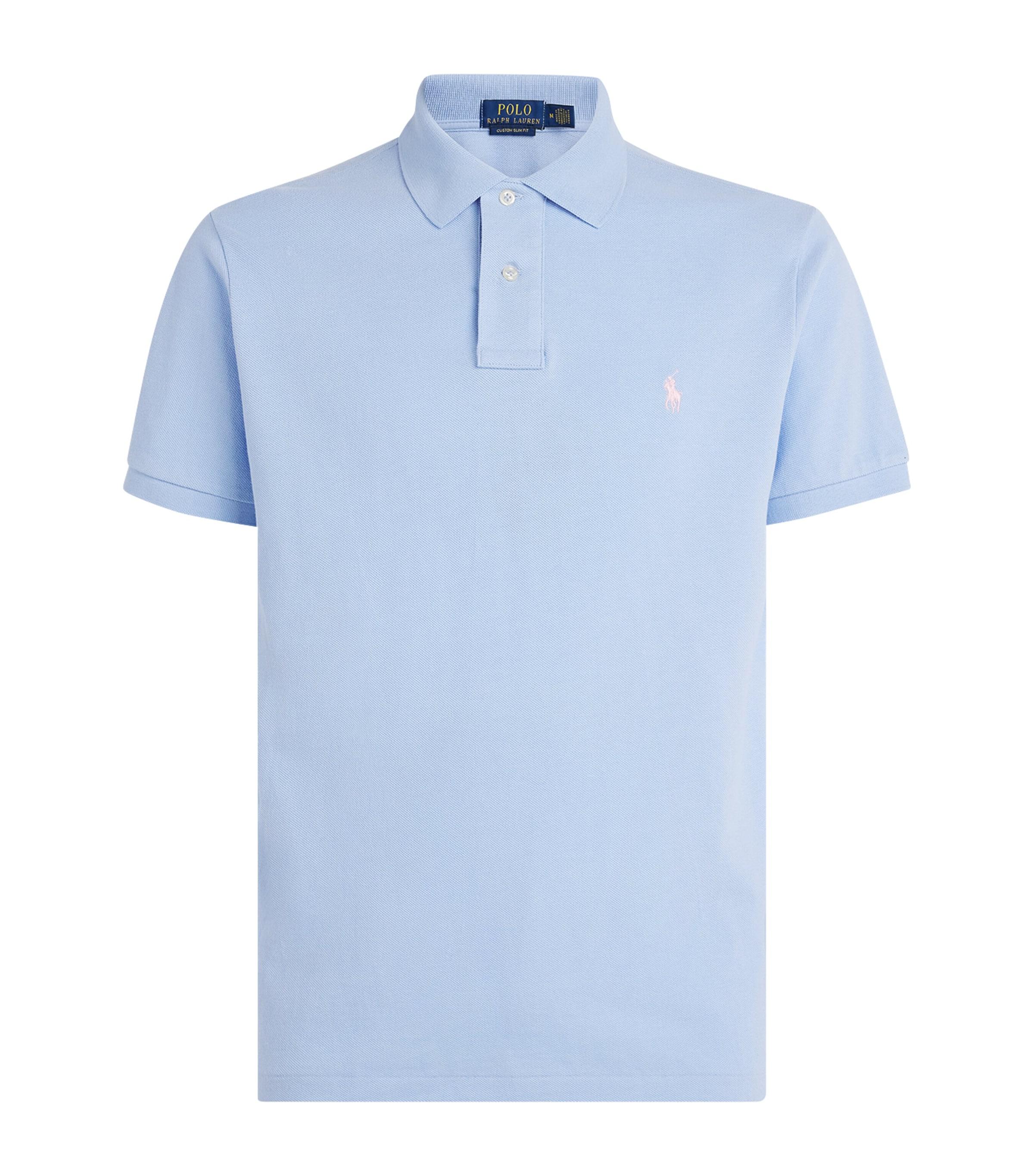Polo Ralph Lauren Cotton Mesh Custom-Fit Polo Shirt by POLO RALPH LAUREN