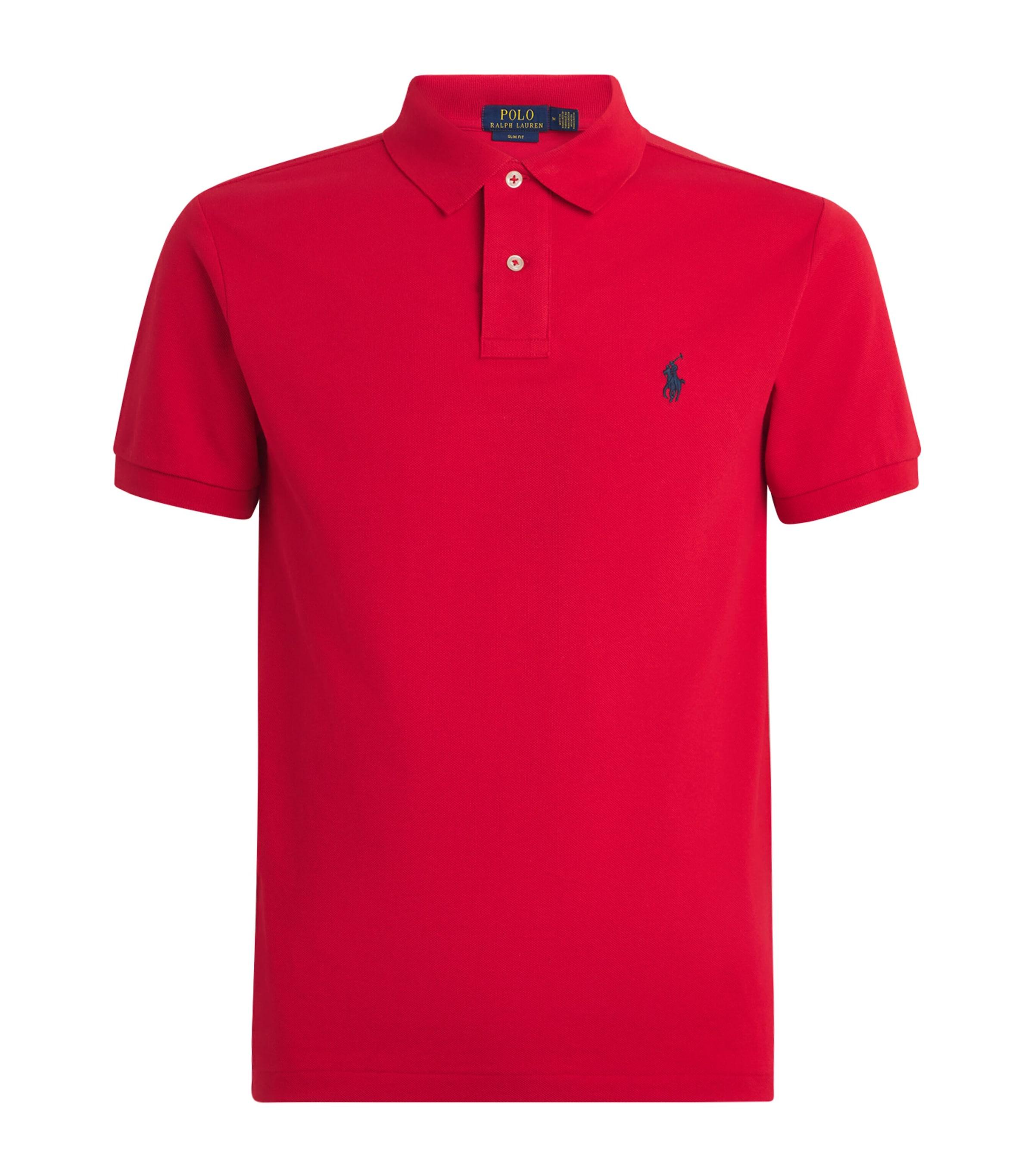 Polo Ralph Lauren Cotton Mesh Slim-Fit Polo Shirt by POLO RALPH LAUREN