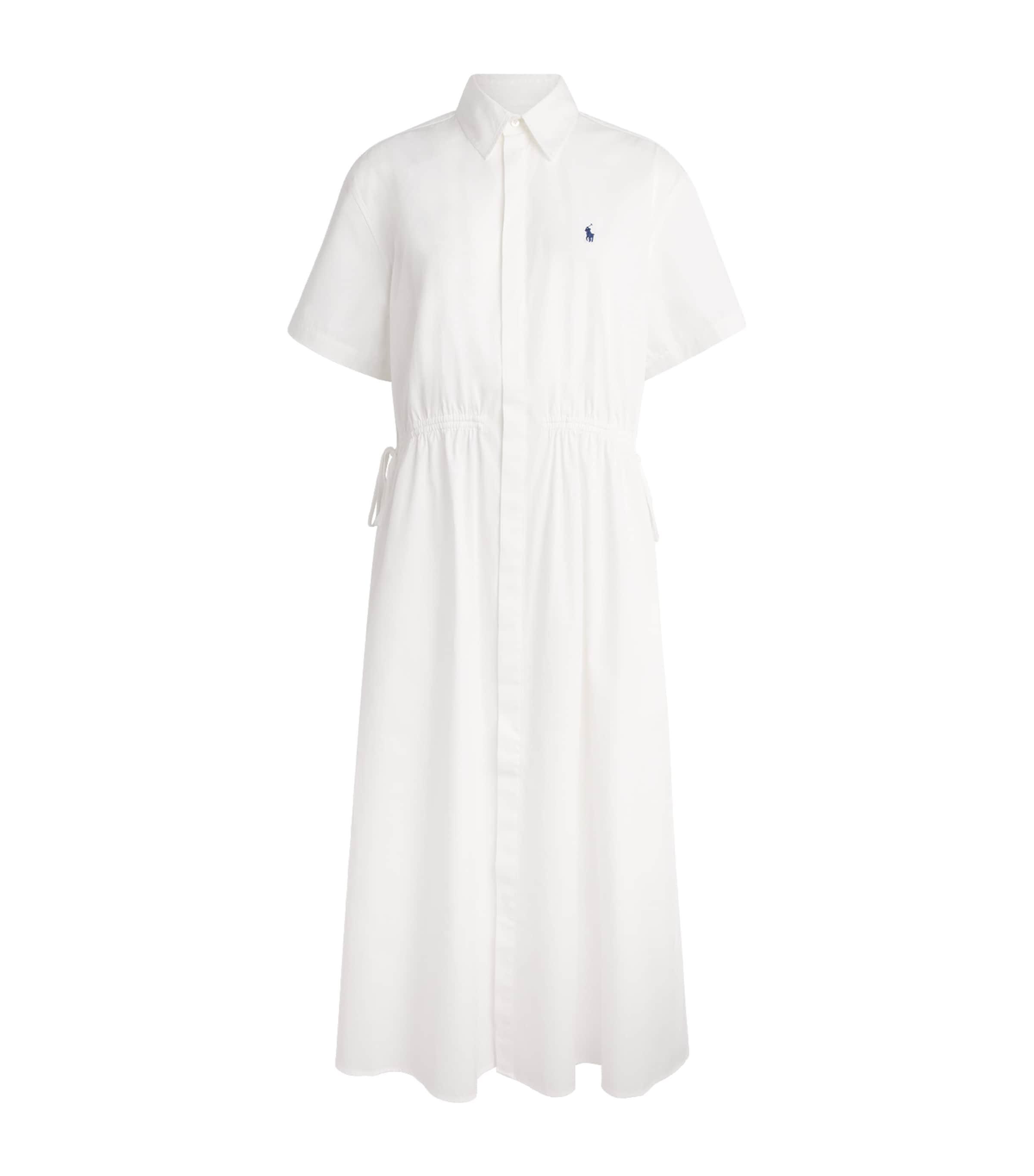 Polo Ralph Lauren Cotton Polo Pony Midi Shirt Dress by POLO RALPH LAUREN
