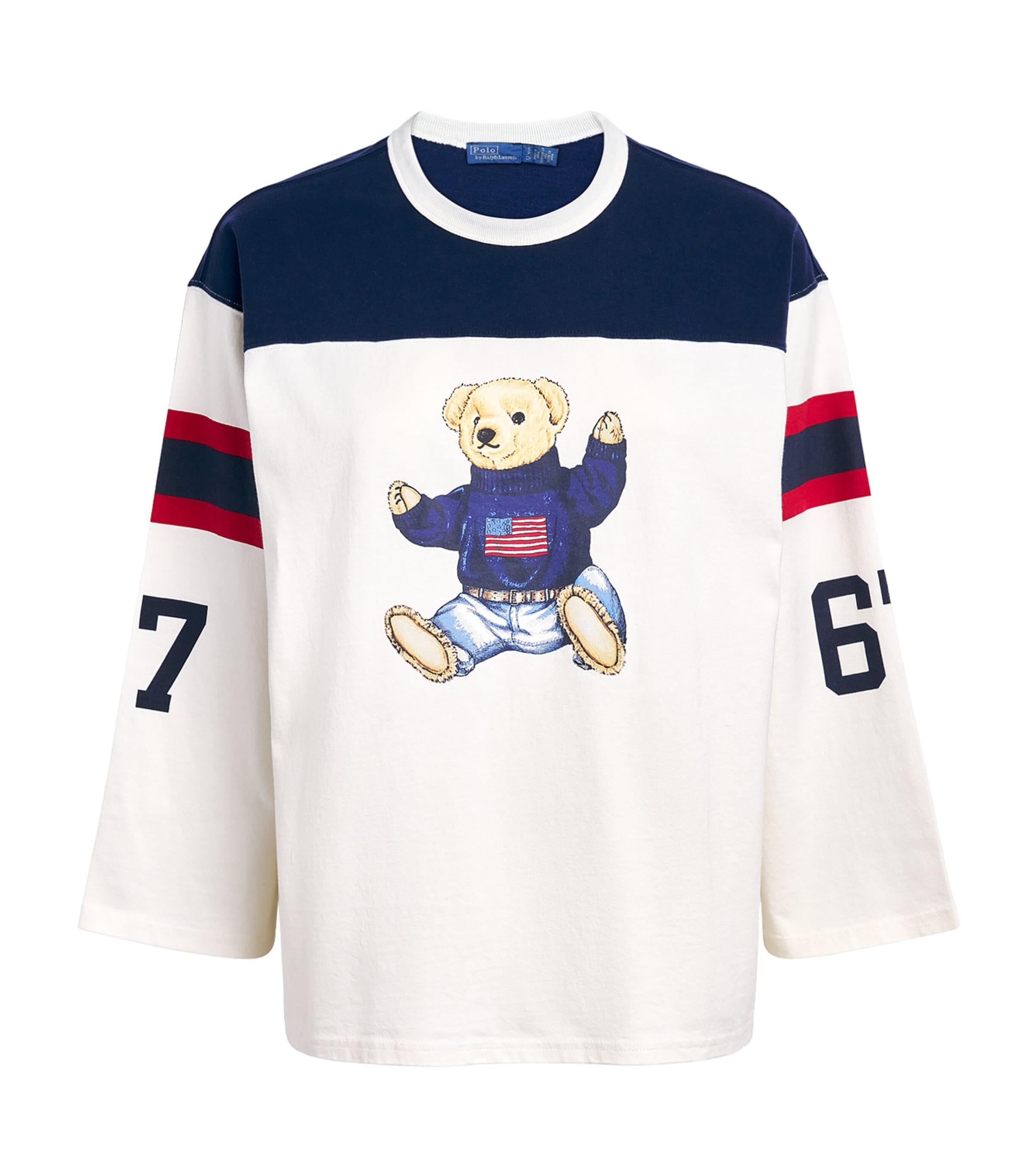 Polo Ralph Lauren Cotton Sitting Bear T-Shirt by POLO RALPH LAUREN