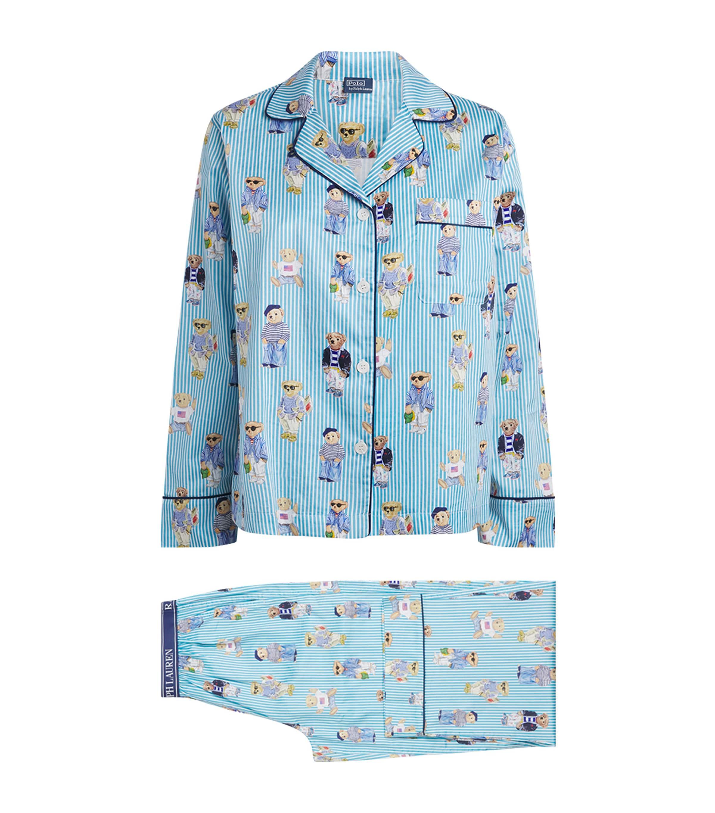 Polo Ralph Lauren Cotton Stripe Polo Bear Pyjama Set by POLO RALPH LAUREN